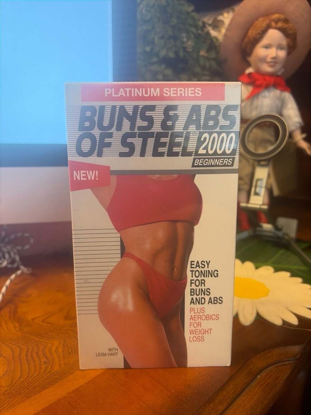 Platinum Series Buns & Abs of Steel 2000 Beginners VHS Workout with Leisa Hart